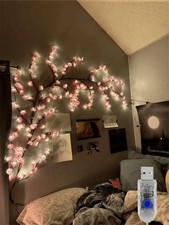 1 Stück Kirschblüten Baum Lampe USB 8 Beleuchtungsmodi Künstliche Deko Lampe UK Decorative Garten Produkte price