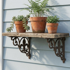Schwerlast Gusseisen Wandregal Halterung Gartenregal Stütze Deko hängend Decorative Garten Produkte price