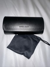 Neu Giorgio Armani Brillen-/Sonnenbrillenetui & Softshell Brillenetui schwarz Unisex Sunglasses price