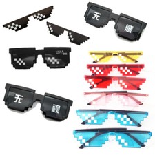 Unisex Sonnenbrille Thug Life Glasses 8 Bit Pixel Deal With IT Sunglasses Brille Unisex Sunglasses price