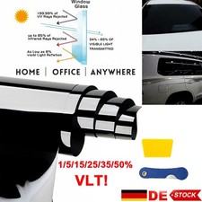 3m Tönungsfolie Scheibenfolie Sonnenschutzfolie Folie Schwarz Fensterfolie 1-50% Auto-Fensterfolie price