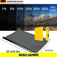 Ungeschnittene Rolle Fenster Farbfolie Auto Zuhause Büro Glas 1% VLT 20"x10" Auto-Fensterfolie price
