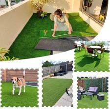 Kunstrasen wetterfester Outdoor Teppich in Grün für Balkon, Terrasse & Garten Kunstrasen price