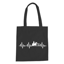 Herzschlag Chopper Baumwolltasche - Ecg Motorbike Motorcycle Bike Show Motorcycle Taschen price