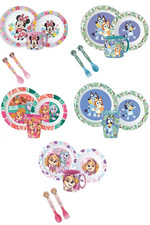 Disney Bluey  Paw Patrol Kinder Geschirr Set Frühstücksset Tasse Becher Besteck Frühstücksset price