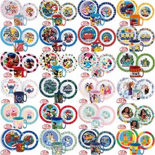 Kinder Geschirr Set Frühstücksset Mikrowelle Teller Schale Becher Disney Patrol Frühstücksset price