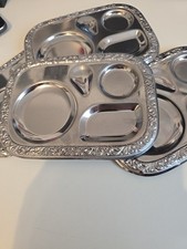 Vintage Frühstücksset 6x  Servierplatte Für Eierbecher Salzstreuer Frühstücksset price