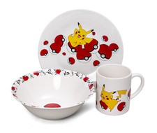 Frühstücksset (Schale, Teller, Tasse) - Pokémon- Pikachu Pokéball (NEU & OVP!) Frühstücksset price