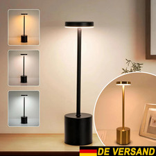 Dimmbar Akku Tischleuchte Touch Tischlampe LED Lampe USB Innen & Außen Kabellos Tischlampe price