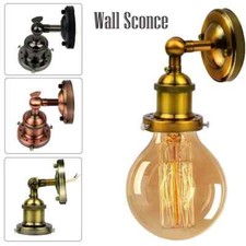 Vintage Industrial Wandleuchte Edison Loft Retro Wandlampe Wandlampen Halter Set Wall Sconces price