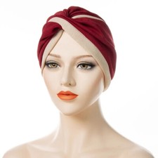 Mütze Turban  Damen mit gedrehten Knoten elegant chemo Kopfbedeckung Neu Wanssy Damen-Mütze price