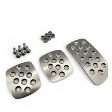 Legierung SILBER Pedal Verlängerung Pad Abdeckplatten Set Motorsport Rennen Rallye Auto Pedal Cars price