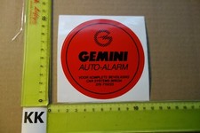 Alter Aufkleber Verkehrssicherheit Auto-Alarm GEMINI Breda Auto-Alarm & Sicherheit price