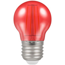 Rote LED E27 Lampe Crompton 4,5W 13926 Golfball Birne IP65 Außenbeleuchtung 45mm Outdoor Lighting price