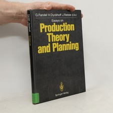 Essays on Production Theory and Planning  |  Joachim Reese Theory Bücher price