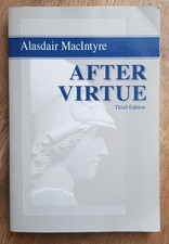 After Virtue A Study In Moral Theory Alasdair MacIntyre Philosophy Third Edition Theory Bücher price