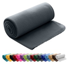 Fleecedecke 130x160 Wohn & Kuschel Decke Plaid schwarz pink grau blau weiß uvm Decke price