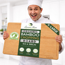 Extra großes Schneidebrett aus Holz doppelseitig Bambus Schneidebrett 3er Set Cutting Boards price