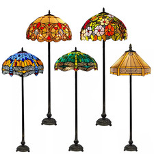 Luxus Tiffany Stehlampen Buntglas Handarbeit Stil für Zuhause & Büro UK Floor Lampe price