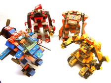 Sluban Bausteine Transformers Space Fighter Roboter Einzeln oder 3er Pack (F181) Robots & Space Spielzeug price