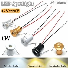 1W LED Downlight Einbauleuchte Spotlight Mini Scheinwerfer Deckenleucht 12V/220V Spotlight price