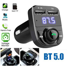 FM Transmitter Bluetooth 5.0 Auto Radio Musik KFZ Ladegerät Zigarettenanzünder Auto-Transmitter price