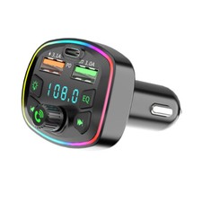 FM Transmitter Auto Radio Dual USB PD Ladegerät Bluetooth 5.0 Adapter für Handy Auto-Transmitter price