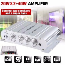 80W 12V Auto Stereo Verstärker Klein 2.1 Kanal Super Bass Aluminium Gehäuse Auto-Verstärker price