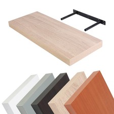 Wand-Regal Wand-Board Bücher-Regal Holz-Optik schwebend 23,5 bis 118 cm farbwahl Bücherregal price
