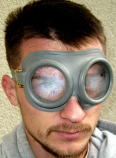 ABC Schutzbrille Gummibrille  ABC Schutzkleidung  Motorrad Brille Halloween NVA Motorcycle Rider Protective Zubehör price