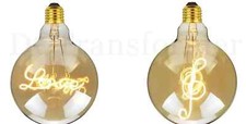 Deko Retro Edison LED Birne Liebe/Musik Note Deko E27 LED Lampe Bernstein Licht Decorative Lampe price