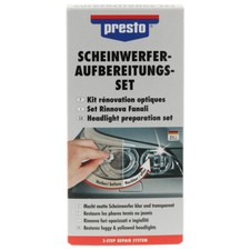 Scheinwerfer Aufbereitung Presto Reparatur Set Kunststoffscheinwerfer 365171 Car Care & Restoration Produkte price