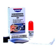 Scheinwerfer Aufbereitungs Presto Reparatur Set für Kunststoffscheinwerfer E0122 Car Care & Restoration Produkte price