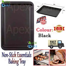 Schwarz 32cm Antihaft Flach Kochen Ofen Blech Backen Gemüse Bräter Blech Trays / Baking Dishes price