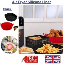 Air Fryer Silikon Topf - Rund Backblech Korb Liner Einsatz Antihaftform UK Trays / Baking Dishes price