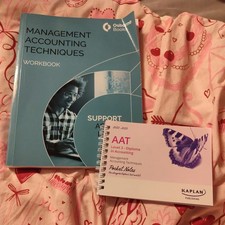 AAT Level 3 Management Accounting Techniques 2022 Workbook & Kaplan Study Notes Education Management price
