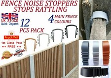 LTG 12 Stück Zaunfelder Lärmstopper Gartenzaun Wind Anti Klappern Clips Garten Fence price