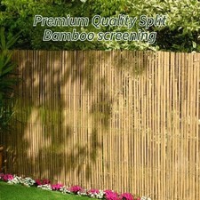 Geteilter Bambus Lamellenzaun Sichtschutz Rollen 3m/4m Natur Garten Außen Garten Fence price