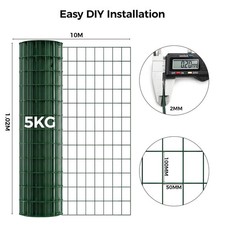 PVC beschichtete Drahtzaunrolle verzinkt Gartengitterzaun Pflanzenstütze 1,02mx10m Garten Fence price