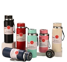 Weiße Smart Isolierflasche 600ml. Warm Kalt Thermoskanne, Temperaturanzeige, Thermoses price