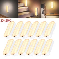 20x LED Nachtlicht mit Bewegungsmelder Sensor USB Magnetisch Schrank Nachtlampe Nachtlicht price