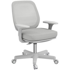 Vinsetto Bürostuhl, 360 Grad drehbarer Schreibtischstuhl mit Rollen, grau Büro-Chair price