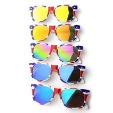 Union Jack Kinder Sonnenbrille UV400 Schutz Jungen Mädchen UK Flagge/Leopardenmuster Kids' Sunglasses price