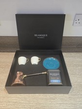 NEU Selamlique Istanbul Türkischer Kaffee Geschenkset - 2 Tassen Untertassen Cezve & Kaffee Cezve-Sets price