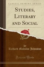 Studies, Literary and Social Classic Reprint, ,  P Literary Studies price