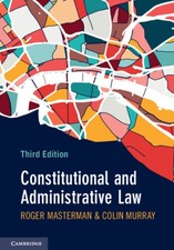 Constitutional and Administrative Law, Masterman, Roger,Murray, Colin, Very Good Constitutional Law price