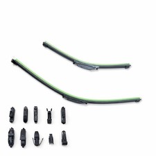 Universal Scheibenwischerblätter 24" 16" (600/400mm) passend für die meisten Arme + 10 Adapter Universal Wipers price