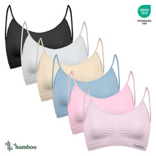 Nahtloser Spaghettiträger Bambus-BH,Bustier BH,T-Shirt BH Gr. S-M/L-XL/2XL-3XL BH price