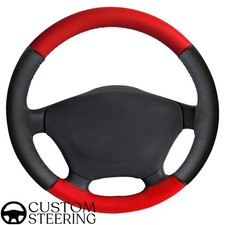FÜR TOYOTA AURIS 1 06-12 ROT & SCHWARZ PERF LEDERLENKRADBEZUG Steering Wheel Cover price