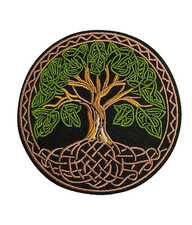 Yggdrasil Lebensbaum Patch Aufnäher Aufbügler Kutte Nordische Mythologie 8,8cm Mythologie price